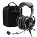 KORE AVIATION P1 Micro-casque pour aviation générale | Mono, réduction passive du bruit, microphone antibruit, écouteur acoustique, port AUX MP3, lot prise GA double avec sacoche micro-casque (2 articles)
