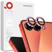 Northjo Samsung Galaxy Z Flip7 Kit de protection de l'objectif de l'appareil photo - Rose