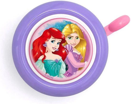 4KidsOnly Disney Princess Fietsbel - 55mm - Paars - Staal - Voor kinderfiets