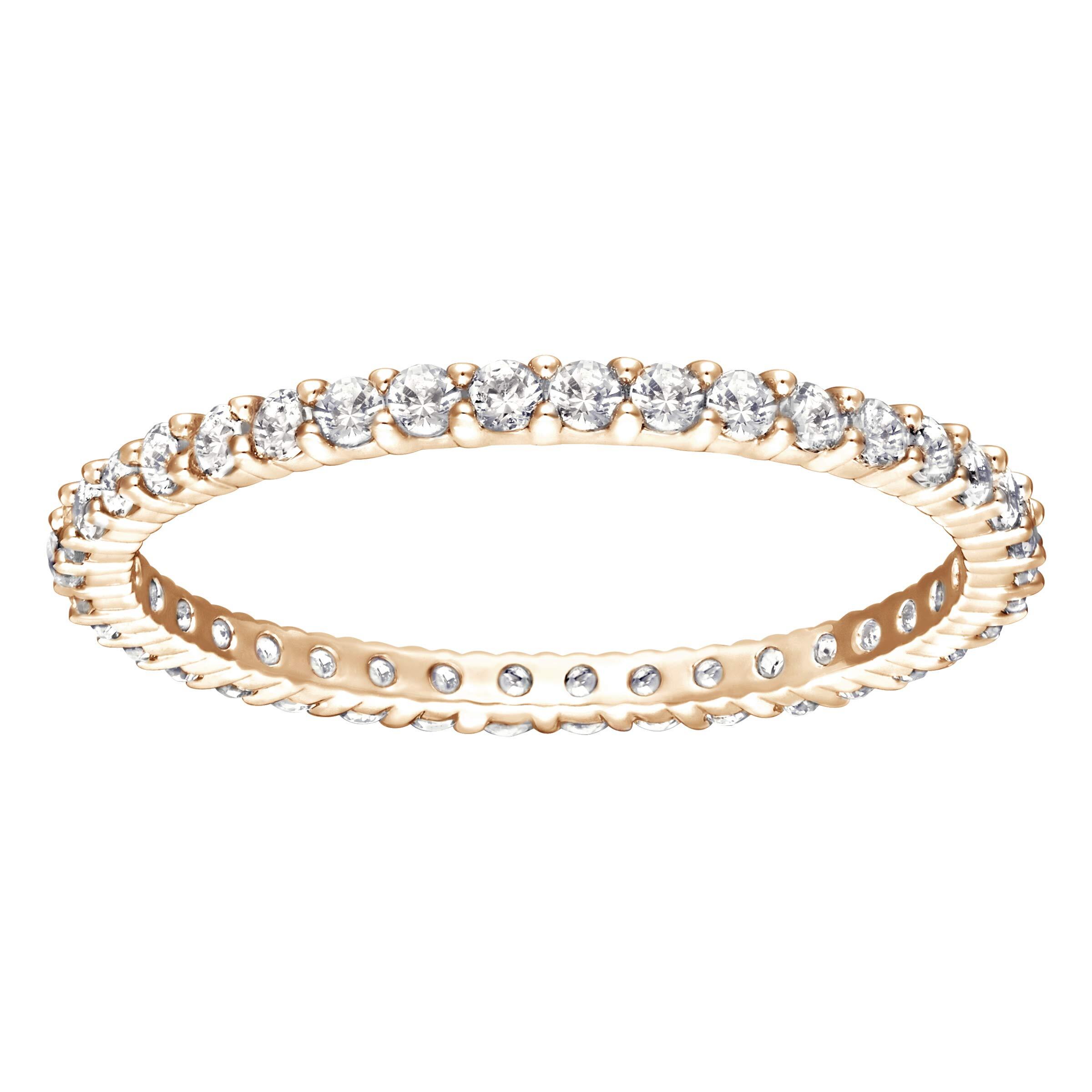 Swarovski Vittore Ring (Maat: 18) - RosÃ©goud