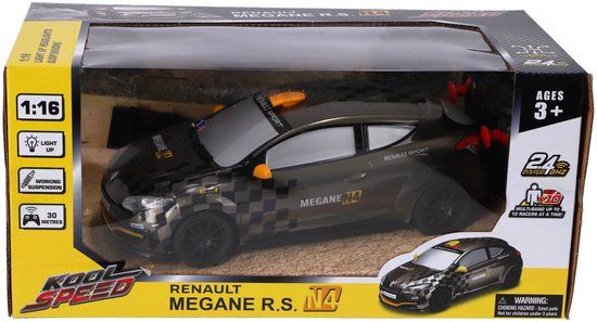 Kool Speed Renault - Radiografisch bestuurbare auto - 116 2.4G Mégane R.S. N4 - Blauw