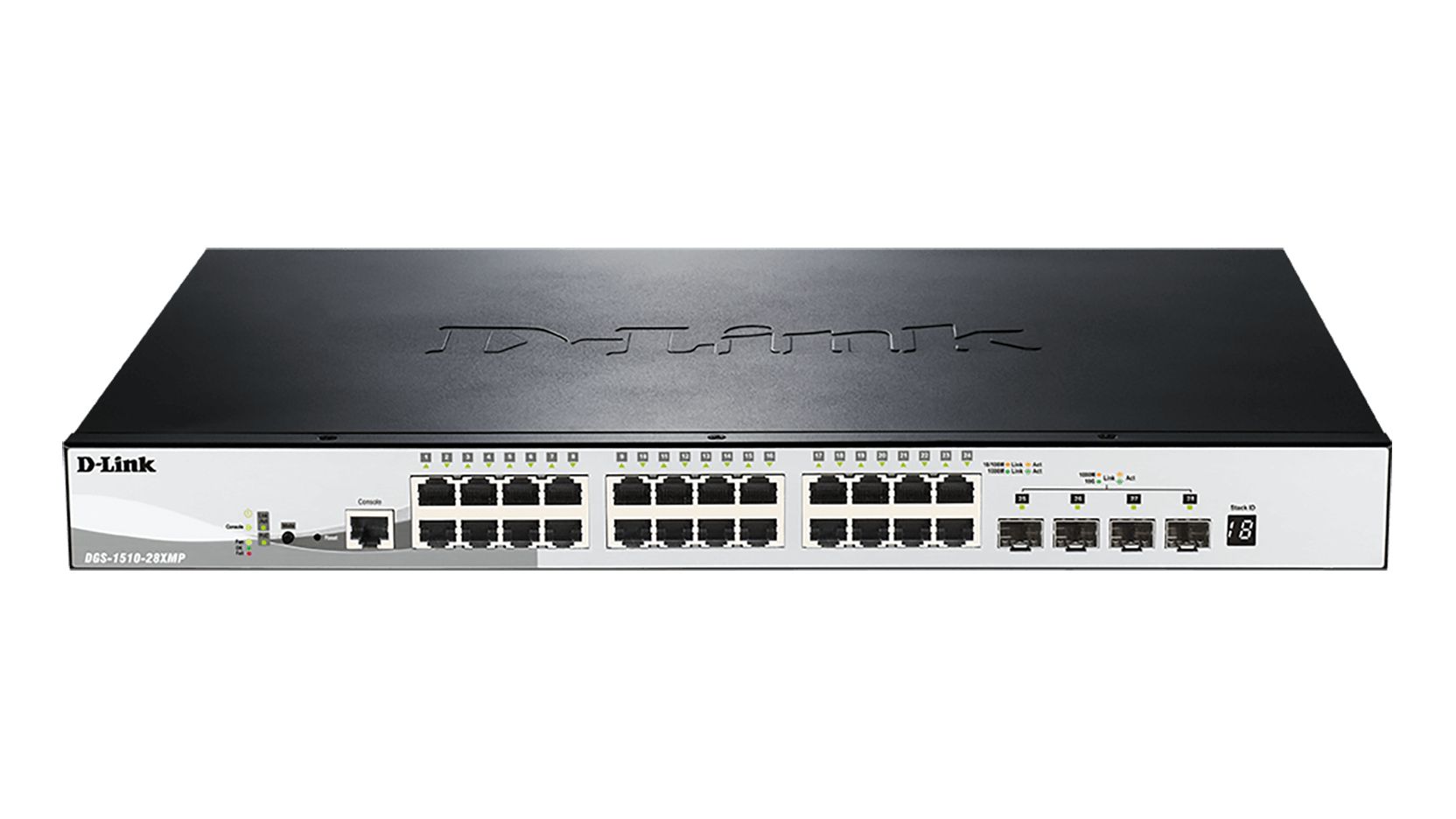 D-Link DGS-1510-28XMP - Managed L2/L3 Gigabit Ethernet PoE Switch