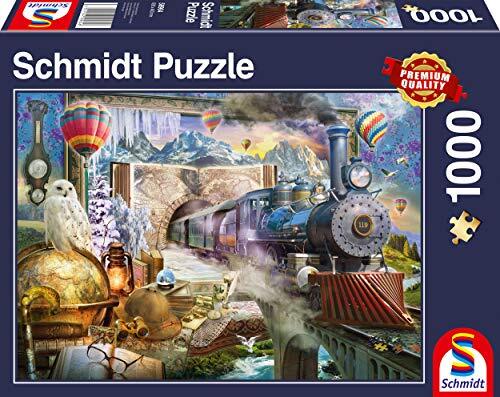 Schmidt Spiele Magische Reise Puzzle 1.000 Teile: Erwachsenenpuzzle Standard
