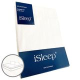 iSleep Flanel Kussensloop (2 Stuks) - 100% Flanel Katoen - 60x70 cm - Wit