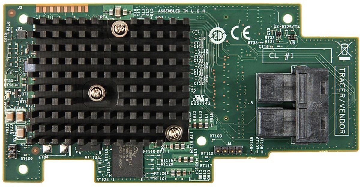 Intel RMS3CC080 PCI Express x8 3.0 12Gbit/s RAID controller