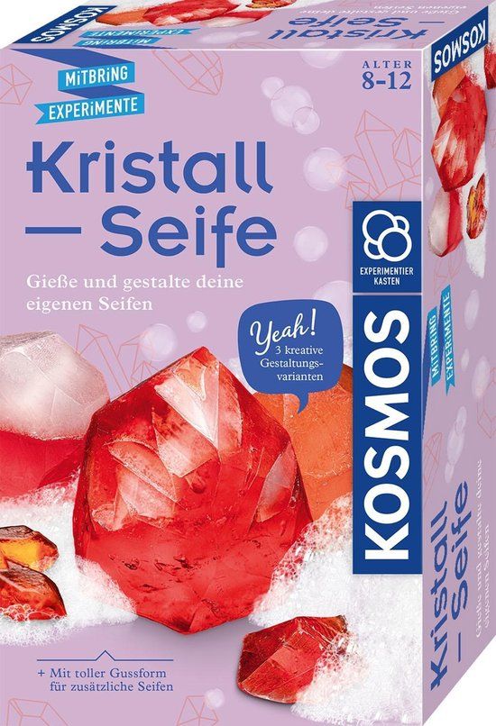 Kristall-Seife Franckh-Kosmos Verlags-GmbH & Co. KG Kosmos 65792 Kristall-Seife gieße und gestalte deine eigenen Seifen: Experimentierkasten