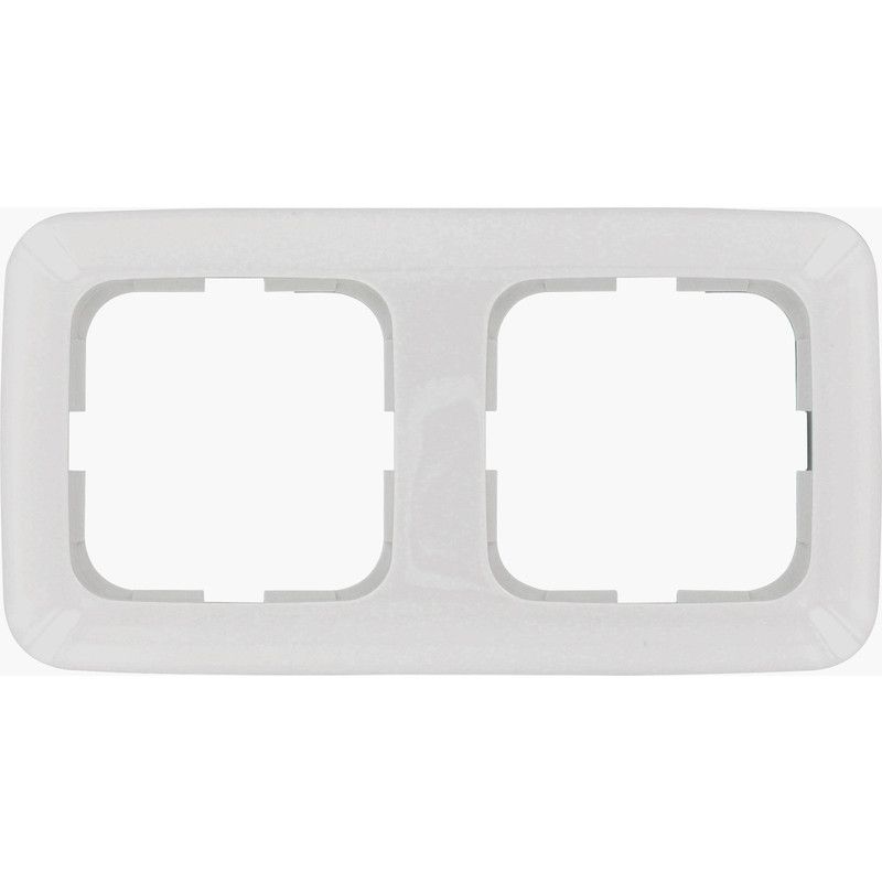 Busch-Jaeger 2512-214 - SI afdekraam 2 voudig wit