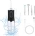 Merkloos Waterflosser électrique sans fil - 3 modes et 4 buses - Irrigateur buccal rechargeable - Conception de voyage portable