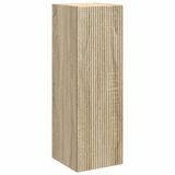 vidaXL Wandgemonteerde Badkamerkast Sonoma Eiken 33 x 34,5 x 100 cm