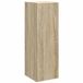 vidaXL Wandgemonteerde Badkamerkast Sonoma Eiken 33 x 34,5 x 100 cm