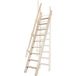 Matisère - Échelle de meunier : 55 cm de large - Couleur : Bois naturel - 1 rampe - Msp/bn