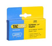 Tacwise 0334 Type 53/6 mm Verzinkte Nieten, Verpakking van 2000