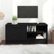 Maison Exclusive - Meuble TV, noir, 80x35x36,5 cm, en panneaux de particules