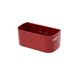 KalaMitica - Magnetische pennenhouder, markeerhouder, bloempot - Container voor magneetbord, koelkast en ander magnetisch oppervlak - 13,8 x 6,7 x 5,7 cm - Rood