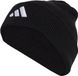 adidas Sportswear New Logo Beanie met Rand - Unisex - Zwart