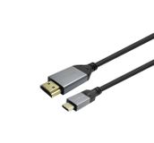 Vivolink PROUSBCHDMIMM4 USB-kabel USB 3.2 Gen 1 (3.1 Gen 1) 4 m USB C Zwart
