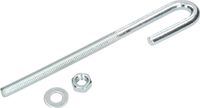 KOTARBAU® Draadspanner M8 150 mm voor draadomheining voor inschroeven in hekpalen