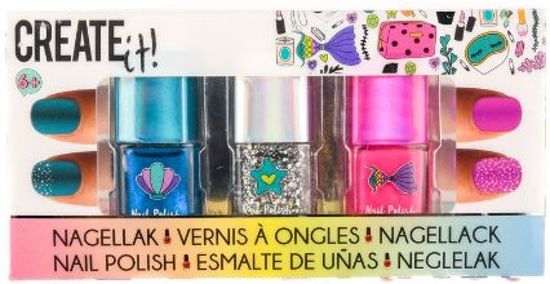Create It! Nagellak Set van 5 - Multicolor