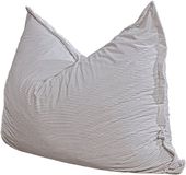 Bananair - Zitzak XXL afneembare hoes - ribfluweel - Lichtgrijs - 140 x 180 cm