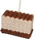 HD Collection Ornement de Noël Glace Dessert – Polyresin Décoration Marron 10 cm