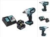 Makita DTW 251 RG accu slagmoersleutel 18 V 230 Nm 1/2" + 2x oplaadbare accu 6.0 Ah + lader