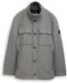 Tom Tailor 2-in-1 wollen jas met afneembare binnenjas - Heren - L - light stone grey wool twill