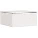 vidaXL Nachtkastje met lade Wit 37 x 35 x 18,5 cm Massief grenenhout