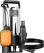 710W Pompe submersible pour puits, 20 000 litres par heure, pompe submersible en acier inoxydable pour eaux usées, eaux sales et eaux claires, avec interrupteur à flotteur automatique, long câble, hauteur de refoulement maximale 9 mètres, adaptée aux piscines, jardins, étangs et débordements