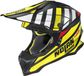 Nolan N53 Cliffjumper casque de motocross, noir/jaune/blanc, XL (61)