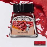 Winsor & Newton Drawing Ink Brick Red 14ml