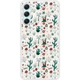 Samsung Bedrukt siliconen hoesje compatibel met Galaxy A24 4G Cactus