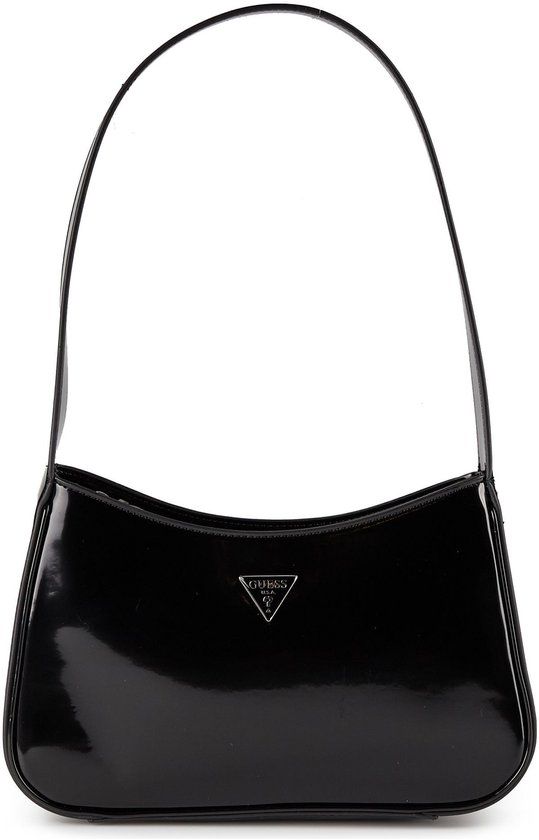 GUESS Arnela II Top Zip Shoulder Bag Black zwart