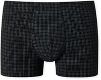 SCHIESSER Cotton Casuals boxer (1-pack) - heren shorts zwart geruit