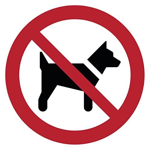 Ambiance Sticker Ronde Zelfklevende Stickers - Ø 20 cm - Honden Verboden - Waterbestendig & UV-Bestendig
