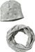 Vertbaudet Gebloemde meisjesset muts + snood