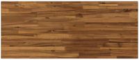 vidaXL Tafelblad Rechthoekig 160 x 40 x 3 cm Glas Naturel