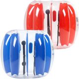 VEVOR 2 x Balle de pare-chocs gonflable Sumo Zorbbal 1,2 m Rayures rouges + bleues