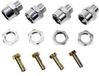 Absima Aluminium Velgmeenemer 12 mm op 17 mm + 15 mm verbreding 12 mm 6-kant Zilver 1 set(s)
