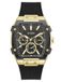 Guess Phoenix herenhorloge, roestvrij staal, 44 mm, siliconen armband, zwart, 5 bar, wijzerplaat: zwart, datumweergave, GW0956G2