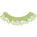 Swirls Cupcake Wrappers - Light Green