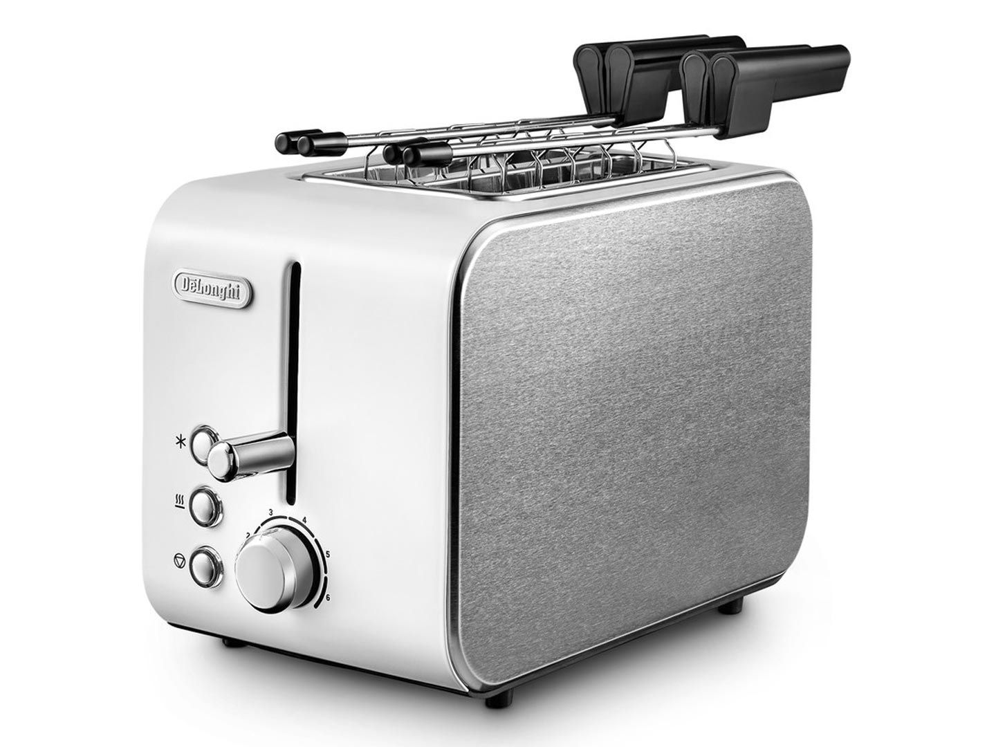 De'Longhi CTX 2203.W Broodrooster - Wit/Zilver