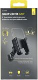 Lampa PePe Parts Lampa Smart Grip Telefoonhouder Scooter - 360° draaibaar - Spiegel en windscherm bevestiging - Zwart