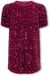 ONLY KOGCONFIDENCE Jurk Korte jurk Rumba Red 1 Glitter 158/164
