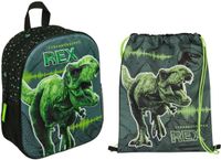Jurassic World Tassenset; Rugzak en Gymtas