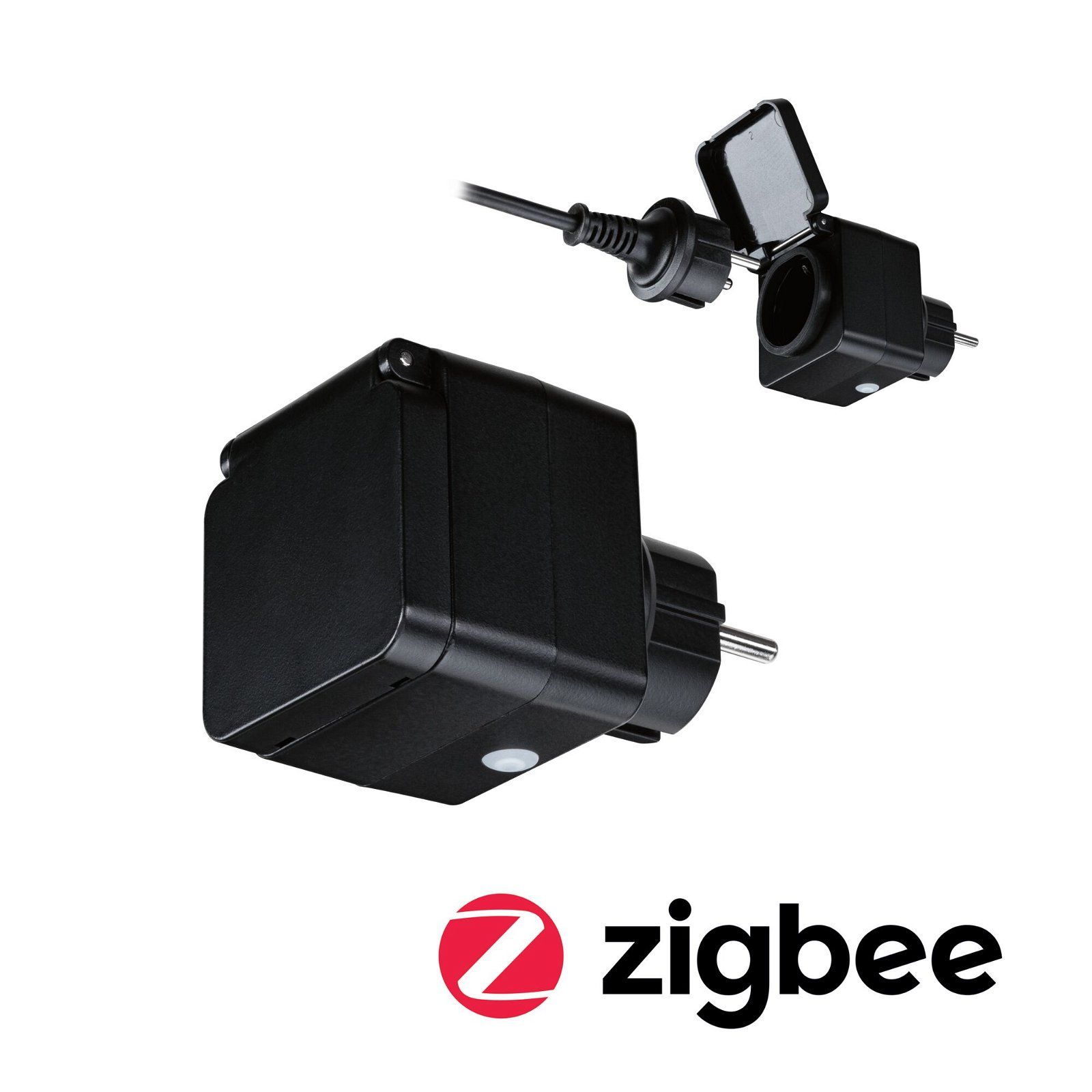 Paulmann Tussenstekker Smart Plug Outdoor IP44 Zwart