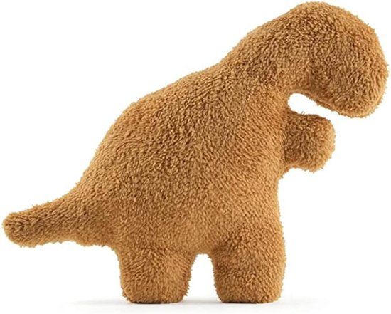Klikkopers® - Kawaii T-Rex Kussen - 45CM - Squish Knuffel - Dino Nugget Kussen - Pluche - 3+ jaar
