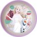 Tataway Disney kom van kunststof, lila en wit, voor meisjes, Frozen Elsa en Olaf, met antislip bodem
