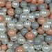 Mimii Ballen voor ballenbak 7cm 500st parel, grijs, roségoud