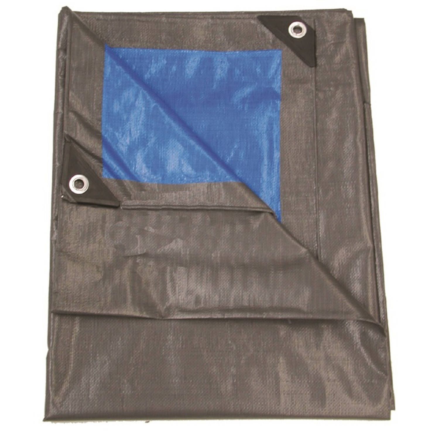 Talen Tools Dekzeil - 6 x 10 m - Grijs/Blauw - 90 gr/m2