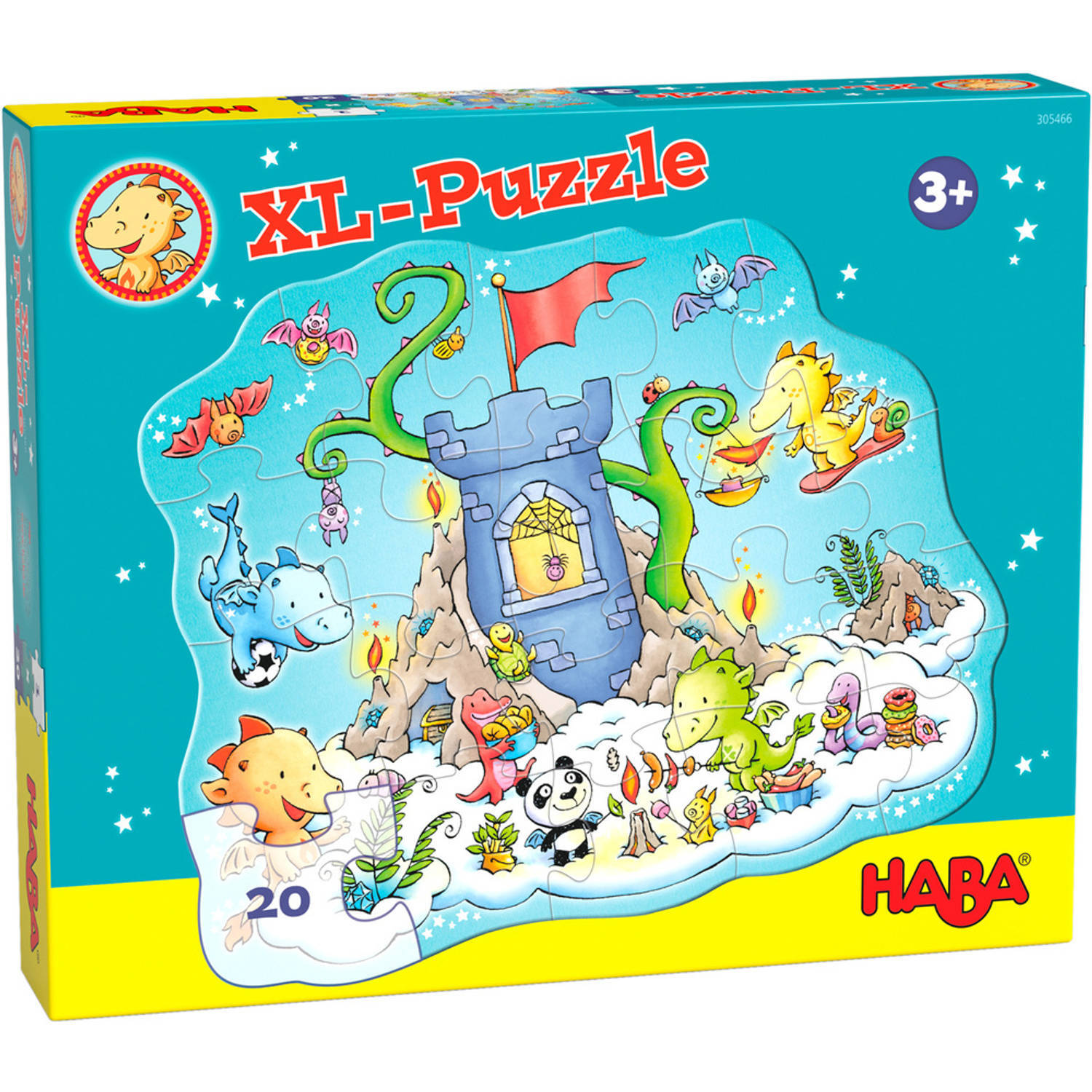 Haba Puzzel Draak Flonkervuur - Puzzel-party